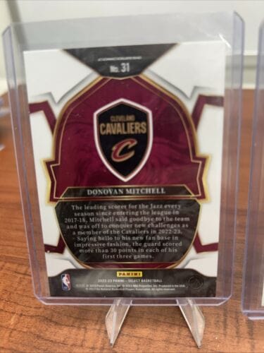 Cleveland Cavaliers Lot 23 Panini Select Mitchell, 21 Prizm Sexton, Mo