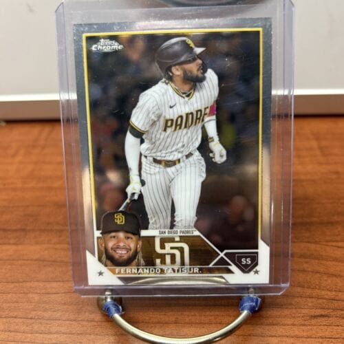 Fernando Tatis Jr. 2023 Topps Chrome Baseball Card #129 San Diego Padr