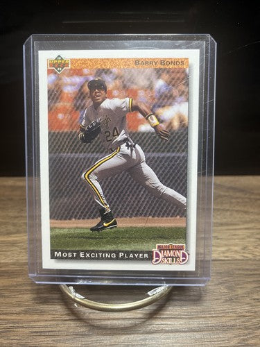 1992 Upper Deck Diamond Skills Most Exciting Player Barry Bonds 721