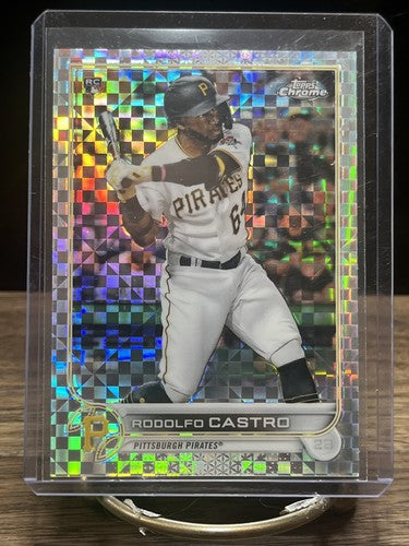 2022 Topps Chrome #7 Rodolfo Castro XFRACTOR refractor rookie card Pir