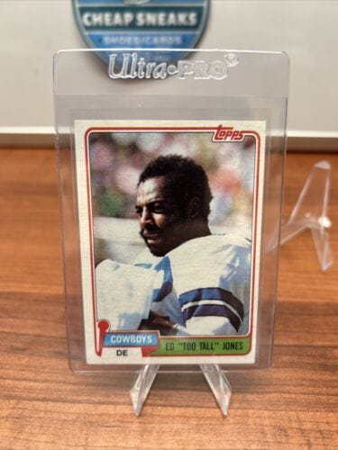 1981 Topps #185 Ed Too Tall Jones   Football Dallas Cowboys