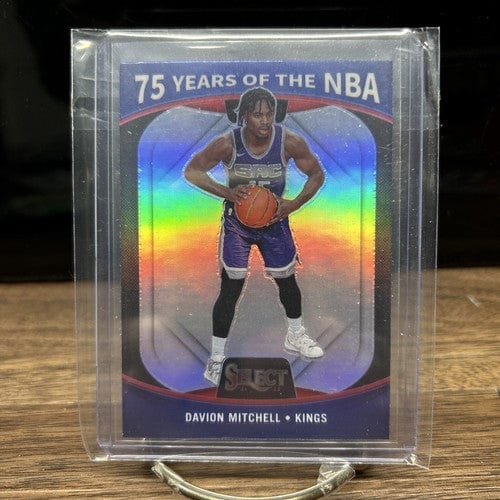 2021-22 Panini Select #73 DAVION MITCHELL - Holo Prizm 75 Years of the