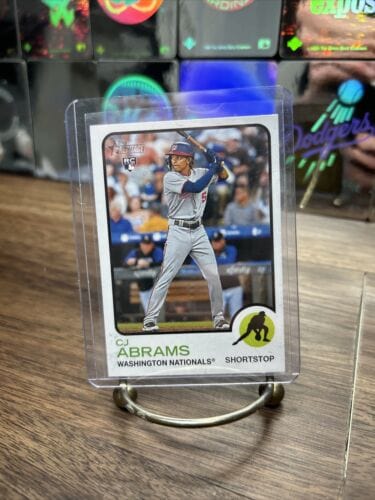 2022 Topps Heritage High Number CJ Abrams RC Nationals #501 Rookie