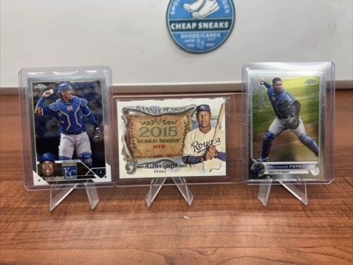 Salvador Perez 2022/2023 Topps Chrome /Allen&Ginter 2015 WS MVP Lot KC