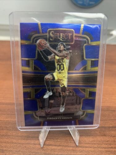 2023-24 Panini Select - Concourse Blue Prizm #33 Jordan Clarkson