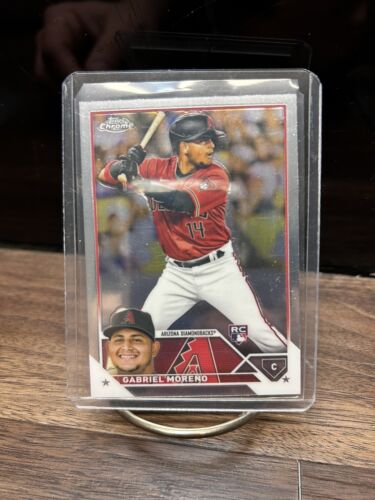 GABRIEL MORENO Rookie Card 2023 Topps Chrome #189 - ARIZONA DIAMONDBAC