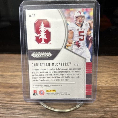 CHRISTIAN McCAFFREY 2020 PRIZM DRAFT PICKS  #17 San Francisco 49Ers, S