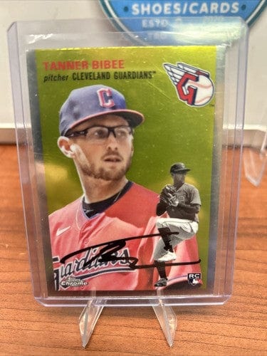Tanner Bibee RC 2023 Topps Chrome Platinum Anniversary Cleveland Guard