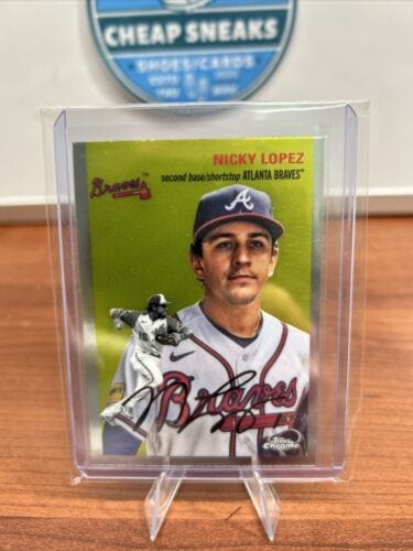 Nicky Lopez 2023 Topps Chrome Platinum Anniversary  Atlanta Braves #14