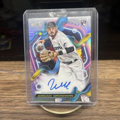 JORDAN GROSHANS RC 2023 TOPPS COSMIC CHROME AUTO