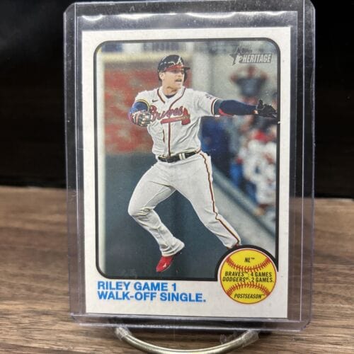 2022 Topps Heritage - #205 Austin Riley