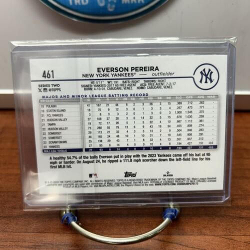 2024 Topps Series 2 Everson Pereira Rookie #461 New York Yankees