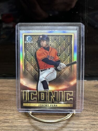 Jeremy Peña Iconic 2023 Bowman Chrome BI-5 Houston Astros Refractor