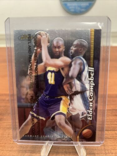 1998-99 Finest Refractors Los Angeles Lakers Basketball Card #141 Elde
