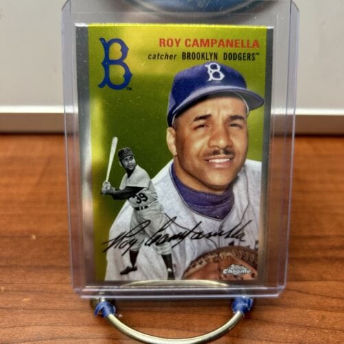 Roy Campanella 2023 Topps Chrome Platinum Anniversary Dodgers Card #49
