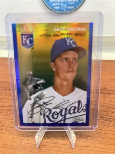 ZACK GREINKE 2023 Topps Chrome Platinum Anniversary Blue Prism Refract