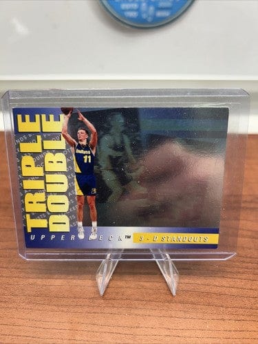 AY10) 1993 Upper Deck DETLEF SCHREMPF #TD4 Triple Double Standouts Ind