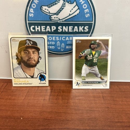 Sean Manaea Lot(2) Oakland A’s 2022 Topps Heitage +2022 Topps Series