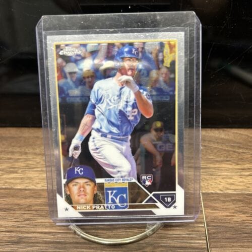 2023 Topps Chrome Nick Pratto ROOKIE #85 Kansas City Royals Silver RC