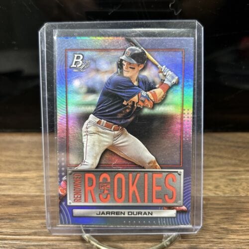 2022 Bowman Platinum Jarren Duran RC Renowned Rookies insert #RR-3