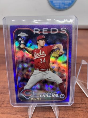 Connor Phillips RC 2024 Topps Chrome Purple Logofractor Refractor /250