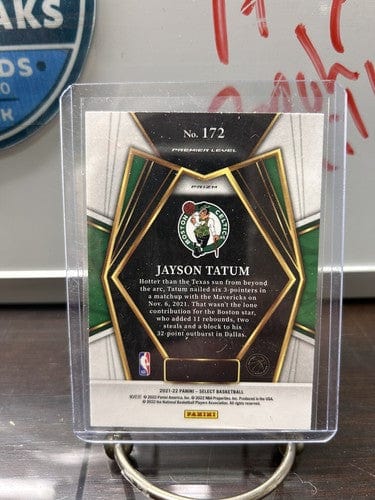2021-22 Panini Select Premier Level Silver Prizm Jayson Tatum #172