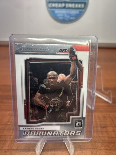 2022 Donruss Optic UFC #14 Kamaru Usman Welterweight Dominators Insert