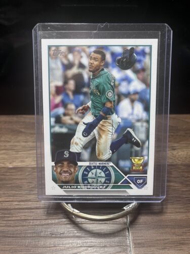 2023 Topps Series One 1 Baseball Julio Rodriguez Rookie Gold Cup Marin