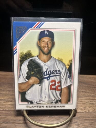 2022 Topps Gallery Baseball Clayton Kershaw Base #33 Los Angeles Dodge