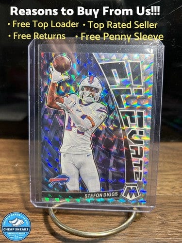 Stefon Diggs - 2023 Mosaic Elevate Prizm Insert #E-SD - Buffalo Bills