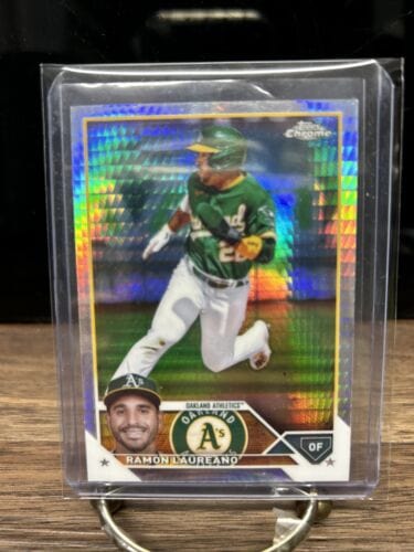 RAMON LAUREANO 2023 Topps Chrome #116 PRISM REFRACTOR Oakland Athletic