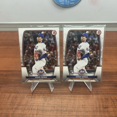 2023 Kodai Senga (RC) 2023 Bowman  Rookie Card #75 +BONUS CARD New Yor