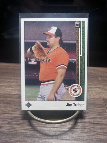 Jim Traber Baltimore Orioles First Baseman 1989 Upper Deck (1st Year)-