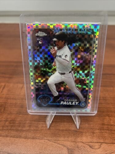 Graham Paulette (RC) 2024 Topps Chrome X-Fractured Refractor Miami Mar