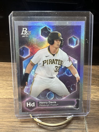 2022 Bowman Platinum Henry Davis Precious Elements #PE23 Pittsburgh Pi
