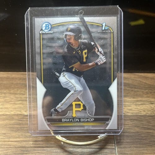 2023 Bowman Chrome Prospect #BCP-90 Braylon Bishop - Pittsburgh Pirate