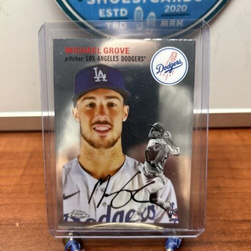 Michael Grove RC 2023 Topps Chrome Platinum Anniversary Los Angeles Do