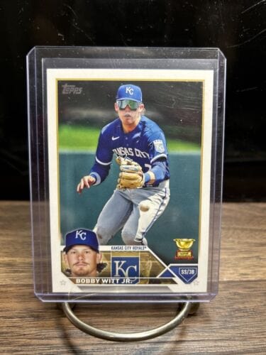 2023 Topps Series 1 Bobby Witt Jr. All-Star Rookie RC Gold Cup KC Roya