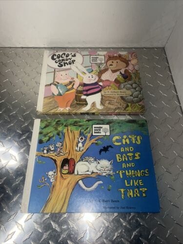 Vintage Kids Book Lot(2)V. Gilbert Beers CoCo’s Candy Shop, Cats &Ba