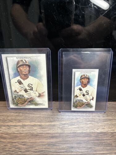 Tim Anderson Lot(2) 2022 Allen&Ginter #143+ Mini Tobacco #143 Chicago