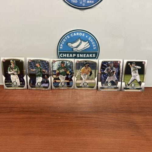 Oakland A’s Lot(6) 2023 Bowman Prospects Colby Thomas +Zack Gelof+4