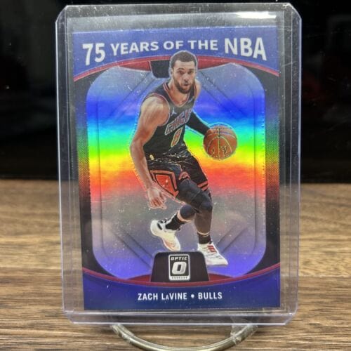 2021  Panini Select Zach Lavine 75 Years of the NBA Silver Prizm