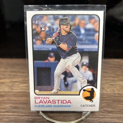 2022 Topps Heritage #668 Bryan Lavastida Cleveland Guardians Baseball