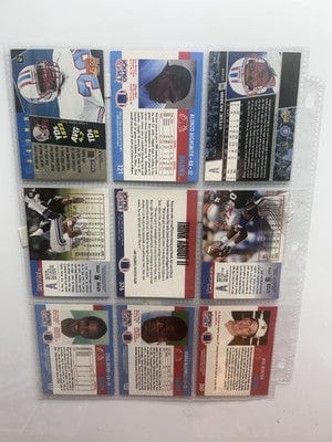 Houston Oilers /Tennessee Titans Lot (9) Steve McNair 1998 Upper deck