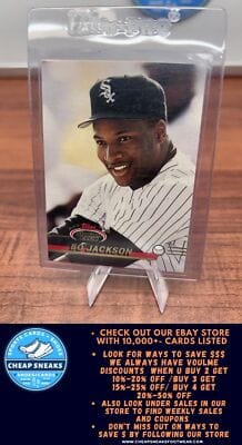 Bo Jackson 1993 Stadium Club #495 Chicago White Sox