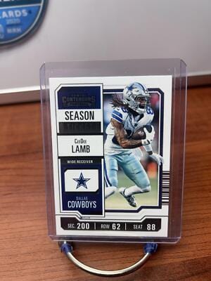 CeeDee Lamb 2023 Panini Contenders #27 Dallas Cowboys