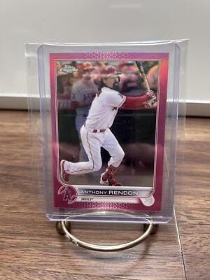 Anthony Rendon 2022 Topps Chrome Pink Refractor #126 Los Angeles Angel