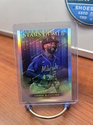 Andrew McCutchen 2022 Topps Update Stars of MLB #SMLB-78 Milwaukee Bre