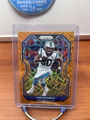 Ian Thomas 2020 Panini Prizm Prizm Orange Ice #238 Carolina Panthers