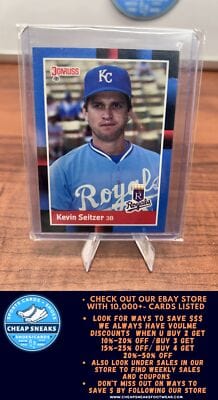 Kevin Seitzer 1988 Donruss #280 Kansas City Royals